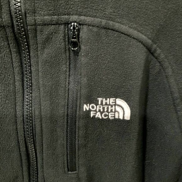 Men's The North Face Fleece Zip Up Jacket in Black Size Medium. #127 - Picture 2 of 6